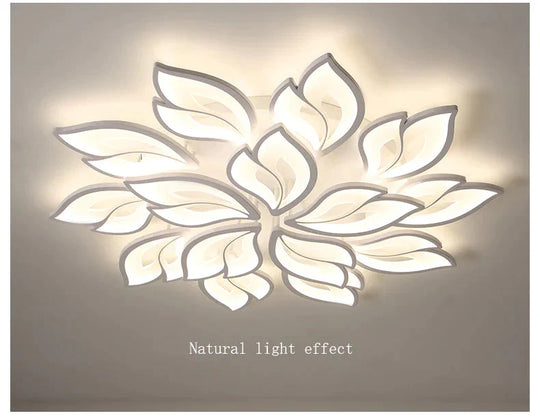 New Leds Chandelier Modern Flowers For Living Room Bedroom Remote Control/App Support Home Design