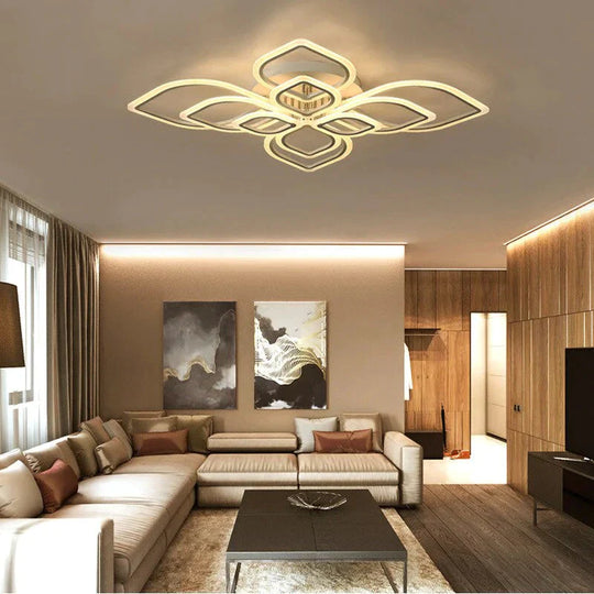 Modern Ceiling Lights Led Lamp For Living Room Bedroom Study White Color Surface Mounted Deco