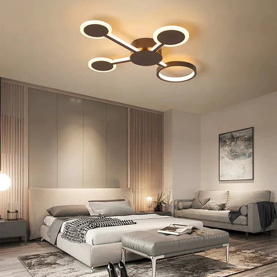 Modern Led Ceiling Light Remote Control For Living Room Bedroom Study Indoor Home Fixtures