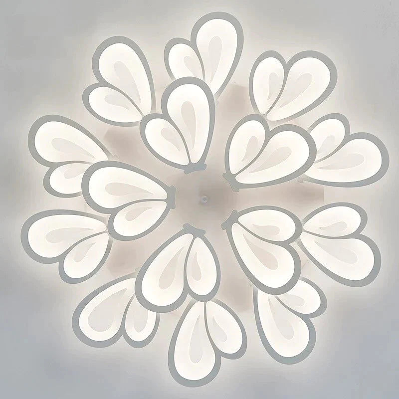 Modern Led Ceiling Light Butterfly Lamp Shape With Remote Control Acrylic Lights For Living Room