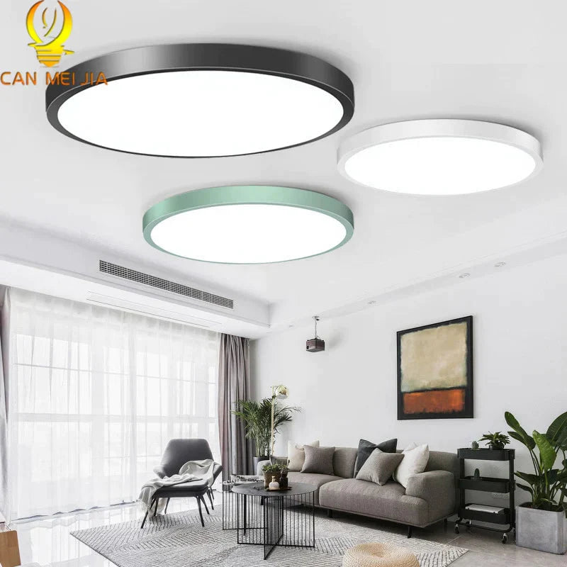 Led Ceiling Lamp Round Led Light 15W 20W 30W 50W Kitchen Luminaria Room Lights Modern Fixture