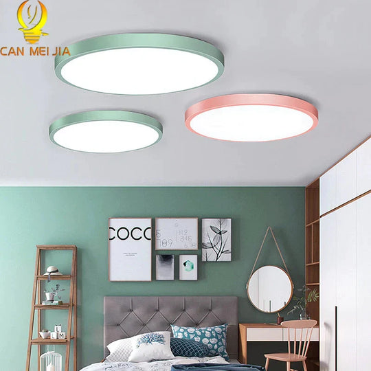 Led Ceiling Lamp Round Led Light 15W 20W 30W 50W Kitchen Luminaria Room Lights Modern Fixture