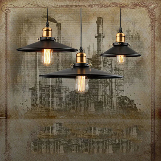 Edison Loft Style Vintage Industrial Retro Pendant Lamp Light E27 Holder Iron Restaurant Bar
