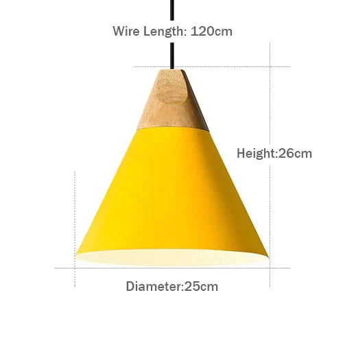 Led Pendant Lights Aluminum Wood Lamps E27 Modern Hang Lamp Kitchen Restaurant Bar Bedroom Living