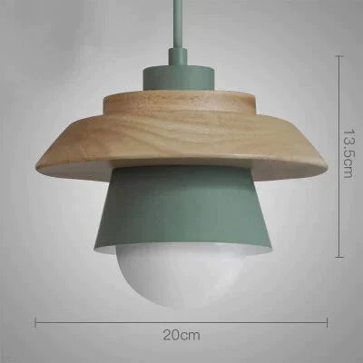 The Nordic Modern Minimalist Bedroom Small Chandelier Iron Wood Bowl Hall Creative Personality