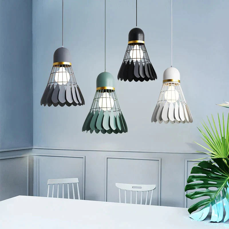 Badminton Chandelier Minimalist Modern Scandinavian Restaurant Lamp Dining Room Creative