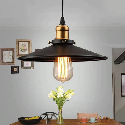 Edison Loft Style Vintage Industrial Retro Pendant Lamp Light E27 Holder Iron Restaurant Bar