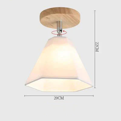 E27 Iron 5W Ceiling Lamp Shade Pendant Light Covers And Shades Triangle Metal Lampshades(Not Includ