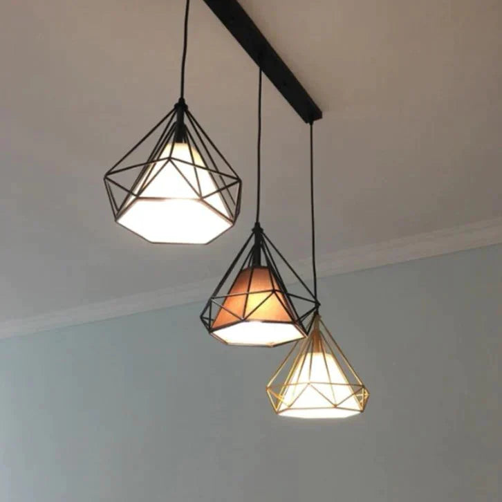 Modern Pendant Lamp Light Iron Frame Lights For Kitchen Island Dining Room Home Decoration Luminaire