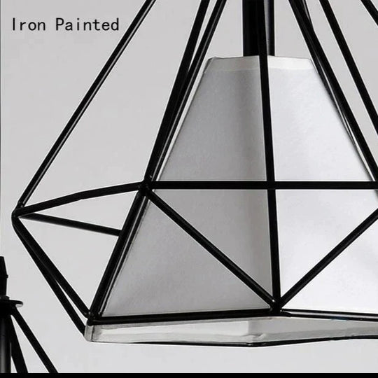 Modern Pendant Lamp Light Iron Frame Lights For Kitchen Island Dining Room Home Decoration Luminaire