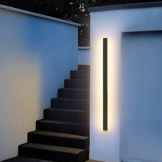 Waterproof Outdoor Wall Lamp Led Long Ip65 Aluminum Light Garden Villa Porch Sconce Luminaire