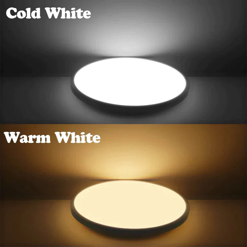 Led Ceiling Lights Modern Leds Lamp Light Fixtures Round Panel Lamps 12W 24W For Living Room Kitchen