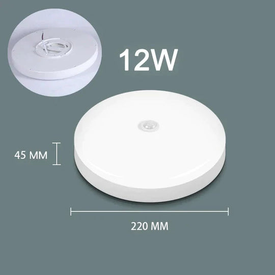 Led Ceiling Lights Motion Sensor Lamp 12W 18W 20W 30W 50W Modern Lamps Surface Mounted For Home