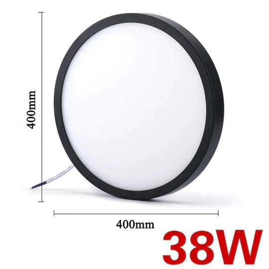 Led Surface Mounted Ceiling Light 24W 28W 38W Lampada Led Lamp Black / 38W Warm White Ceiling