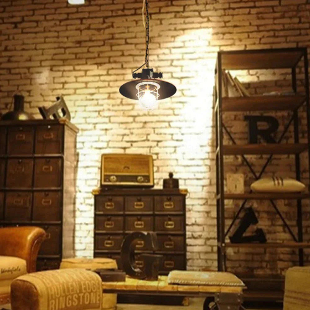 Vintage Loft Pendant Lights Single Head Pot Droplight Metal Industrial Hanging Lamp Dining Room