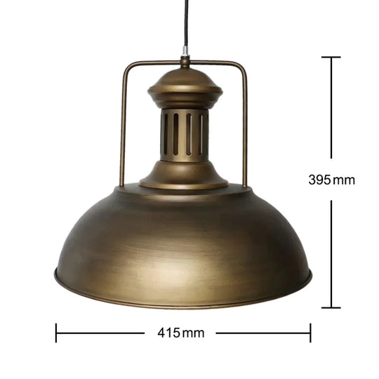 Vintage Loft Pendant Lights Single Head Pot Droplight Metal Industrial Hanging Lamp Dining Room