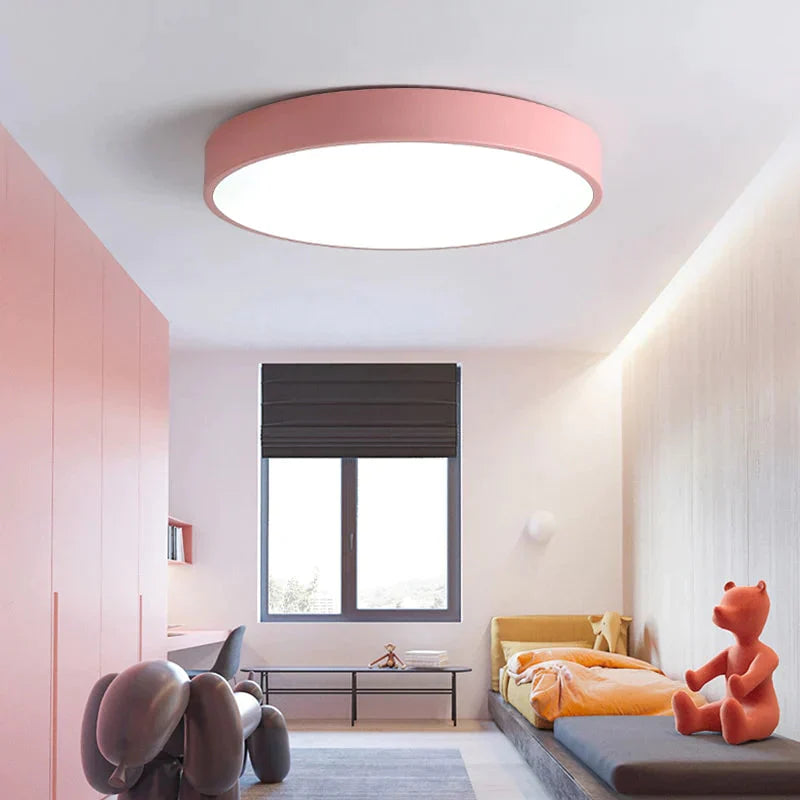 Modern Led Ceiling Light Surface Mount Flush Remote Control Ceiling Lamp For Living Room Bedroom