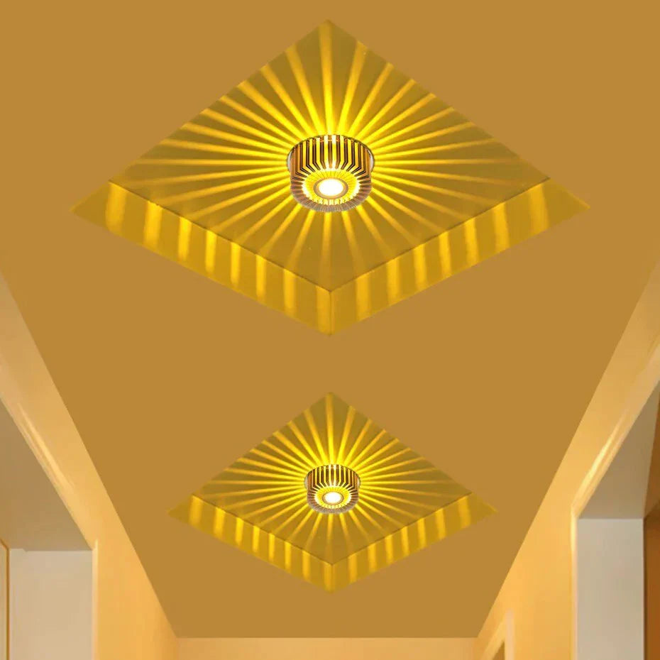 Modern Ceiling Light Colorful Indoor Led Lamp 3W Wall Sconce For Gallery Balcony Lamp Porch Light