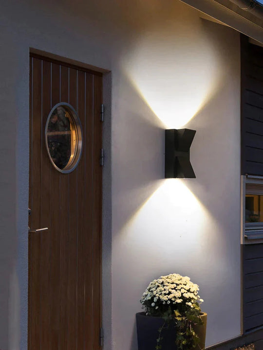 Modern Simple Creative Outdoor Waterproof Wall Lamp Led Courtyard Lamps Gate Terrace Balcony Garden