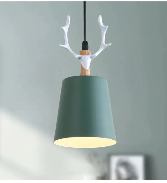 Antler Dining Room Pendant Light Simple Single Head Fashionable Personality Bar Bedside Led