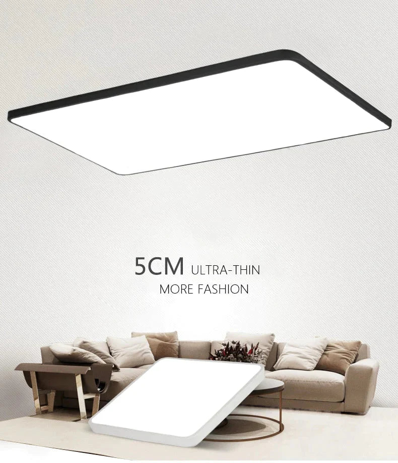 Surface Mount Ultra Thin 5Cm Led Ceiling Light Dimmable Modern Lamp Home Lighting Living Room