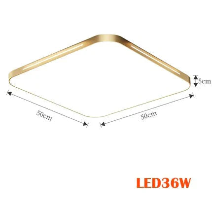 Modern Atmosphere Light Luxury Ultra Thin Ceiling Lamp Bedroom Living Room Kitchen Dining