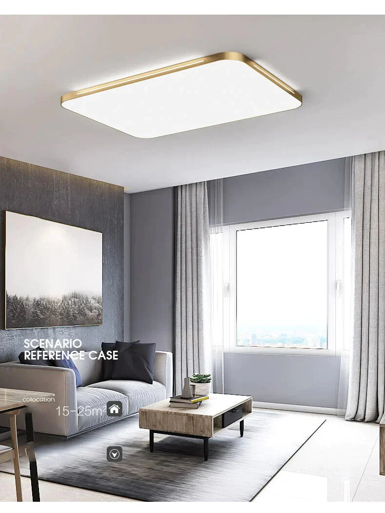 Modern Atmosphere Light Luxury Ultra Thin Ceiling Lamp Bedroom Living Room Kitchen Dining Ceiling