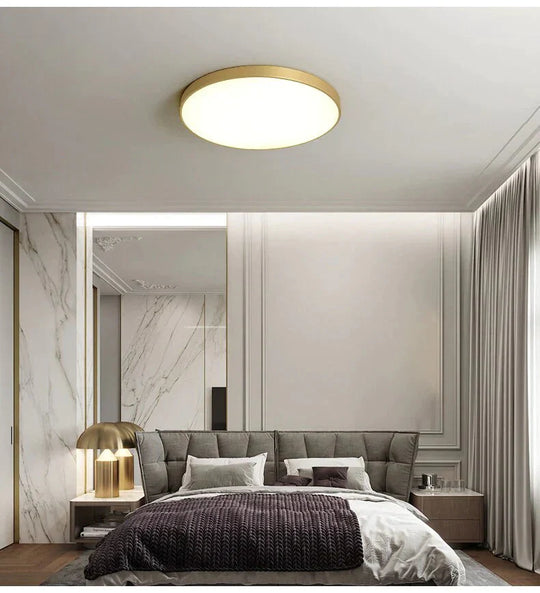 Modern Atmosphere Light Luxury Ultra Thin Ceiling Lamp Bedroom Living Room Kitchen Dining Ceiling