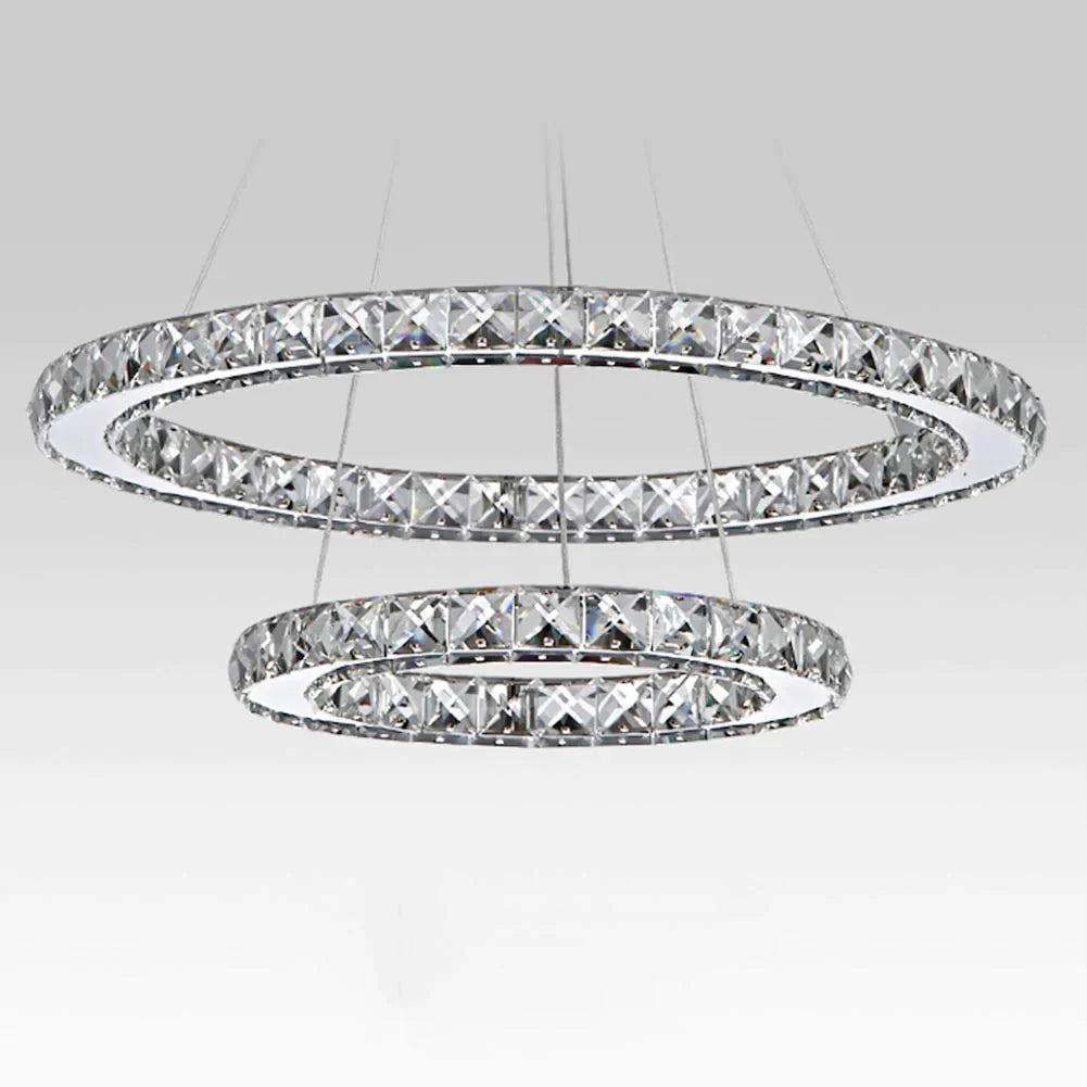 30/40/50 Cm Led Pendant Lights Modern Crystal Lamp For Living Room Restaurant Hanging