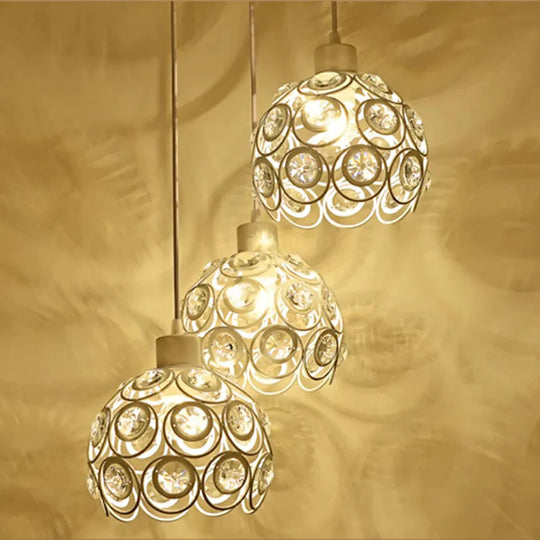 E26/E27 Retro Metal + Cloth Pendant Lamp For Indoor Living Room Dinning Hallway Lighting Hanging