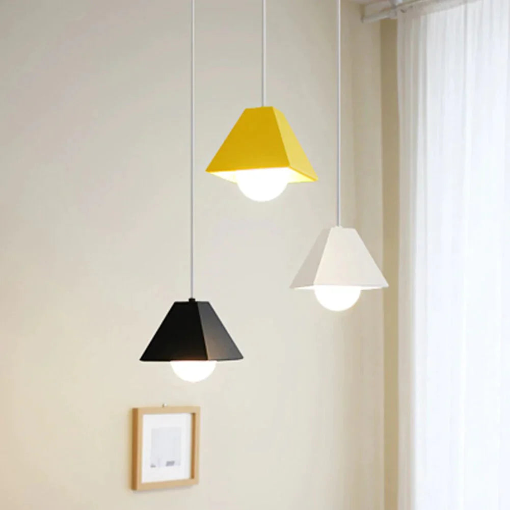 Colorful Metal Pendant Lamp Modern Vintage Bar Restaurant Bedrooms Hanging E27/E26 Romantic