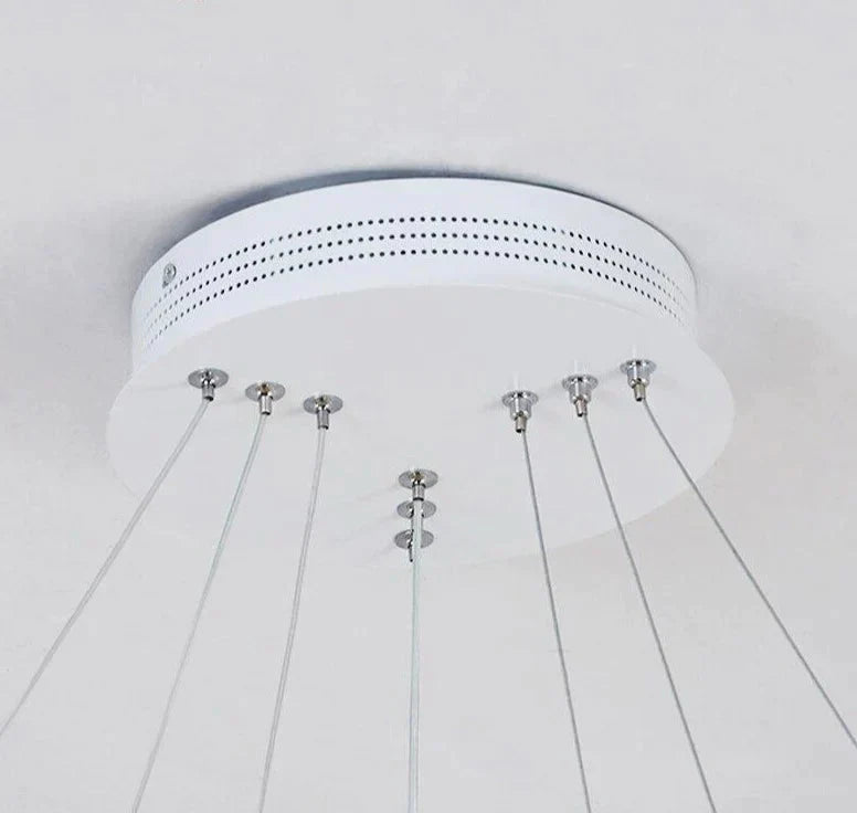 Modern Led Living Dining Room Pendant Lights Suspension Luminaire Suspendu Led Ring Lighting Lamp