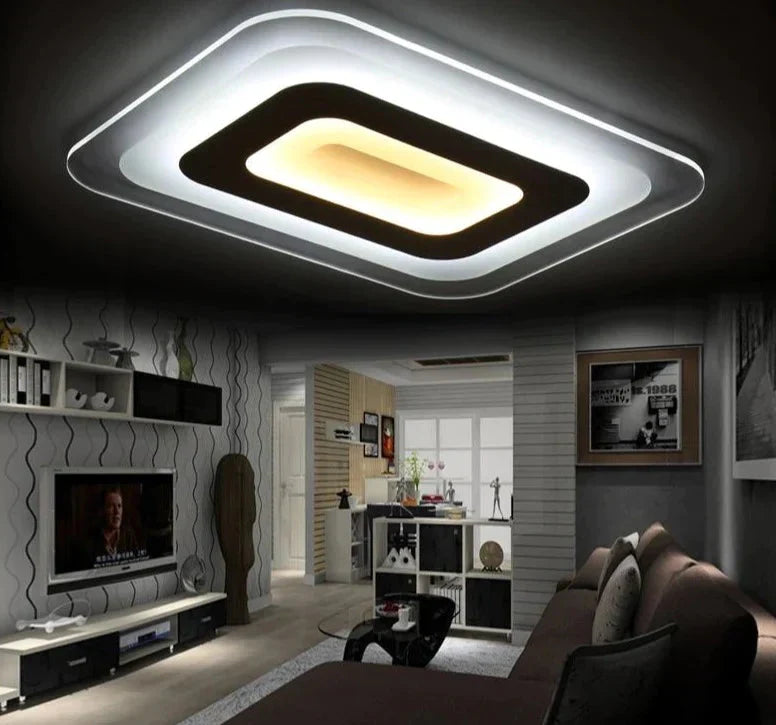 Modern Led Ceiling Lights For Indoor Lighting Plafon Square Lamp Fixture Living Room Bedroom