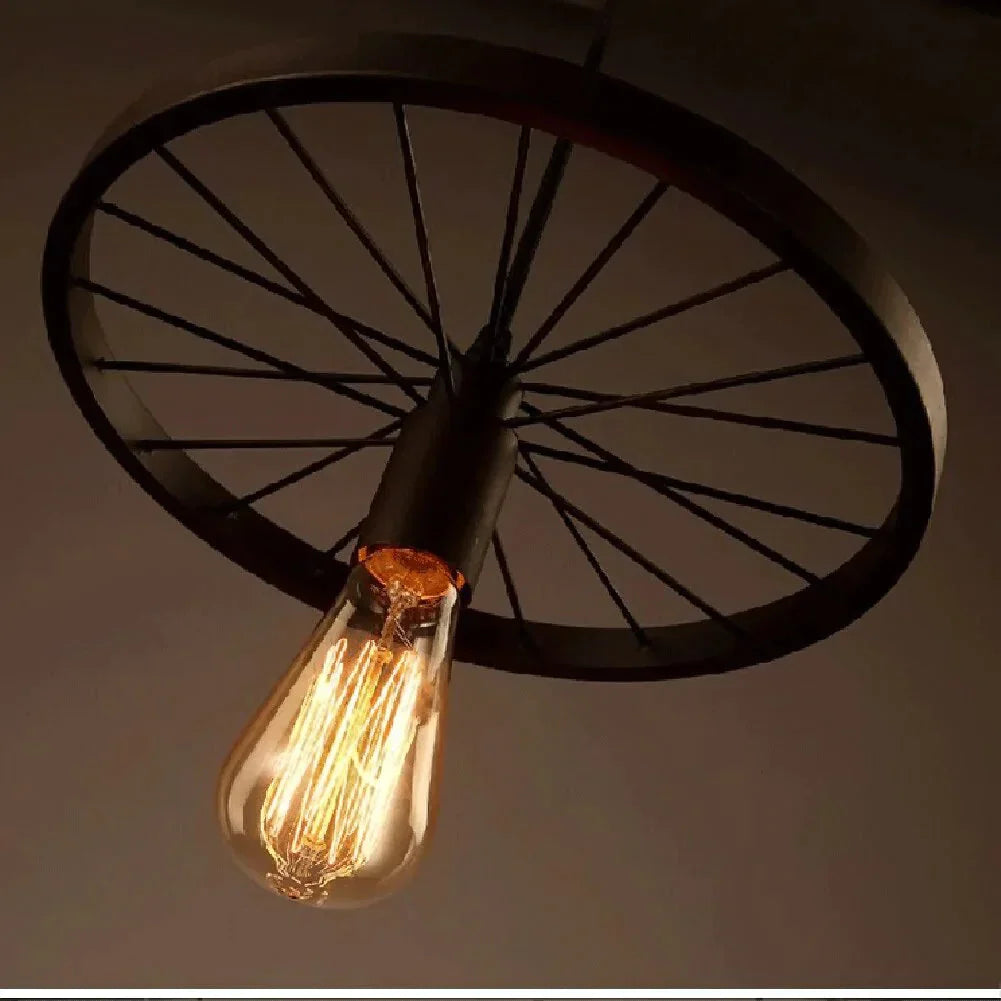 Retro Loft Style Vitnage Industrial Lighting Pendant Lights Fixtures Edison Water Pipe Lamp