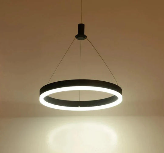 Modern Led Pendant Lamps For Dinning Room Acrylic Round Circle Hanging Lamp Dining Kitchen Light