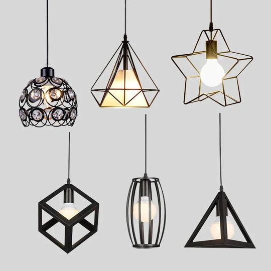 Modern Pendant Lights Minimalist Restaurant Lamps North American Industrial Lamp Dining Room