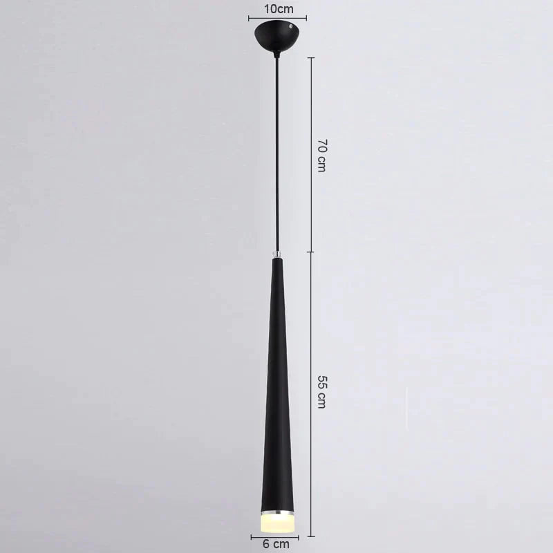Modern Pendant Lights 3W Led Cone - Shape Hanging Lamps For Restaurant/Living Room/Bar Lamparas