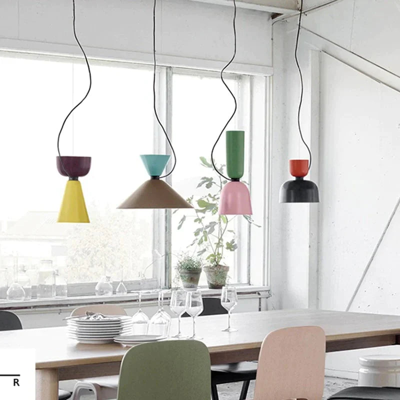 Modern Pendant Lights Lamp Kitchen Island Dining Living Room Shop Decoration Colorful Light