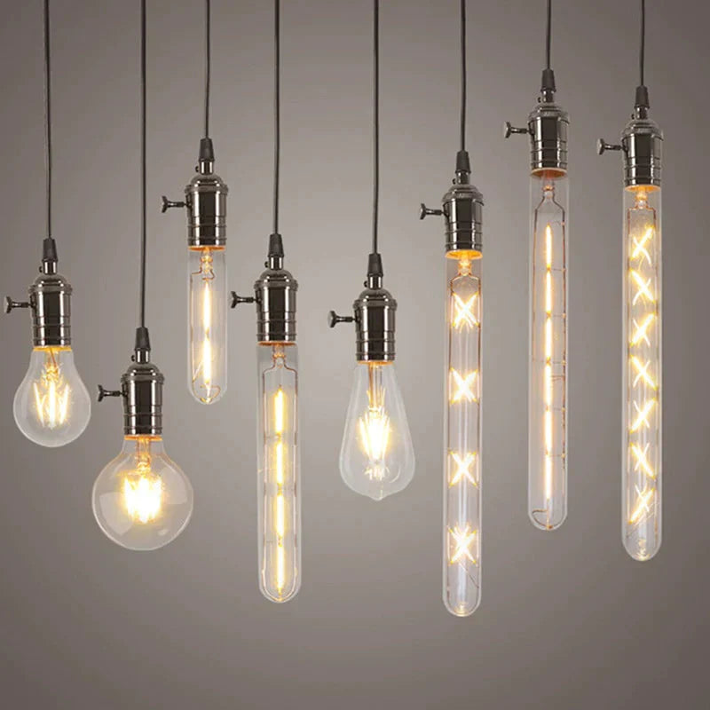 Newest Pendant Lights Edison Led Light Bulbs 4W 6W 8W Lamp E27 Home Lighting Ultra Bright Filament