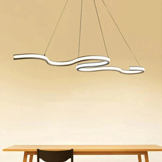 Length 1200Mm Modern Led Hanging Pendant Lights Dining Kitchen Room High Brightness Suspension