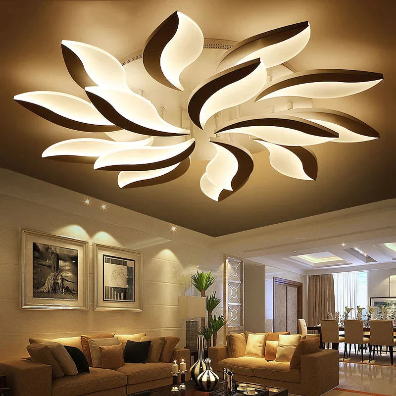 New Design Acrylic Modern Led Ceiling Lights For Living Study Room Bedroom Lampe Plafond Avize