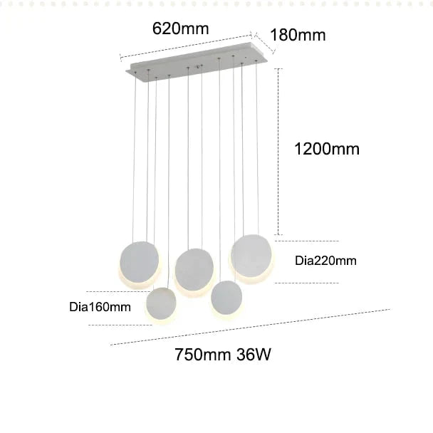 Hanging Deco Diy Modern Led Pendant Lights For Dining Room Kitchen Bar Suspension Luminaire