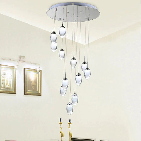 Modern Led Pendant Lights Fashion Lamps Indoor Home Decoration Lighting Stairs Light Warm