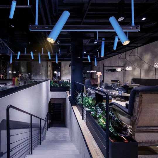 Modern Long Tube Led Track Light New Space Design Cool Office Bar Lamp Restaurant Showroom Shop