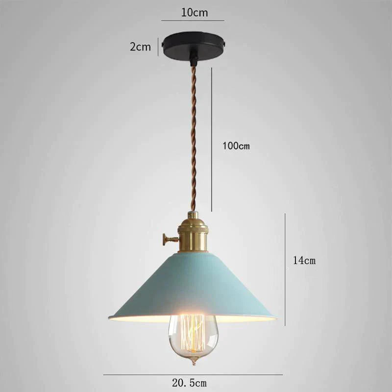 Modern Switch Pendant Lights Dining Room Lamp Lamparas Colorful Aluminum Shade Luminaire For Home