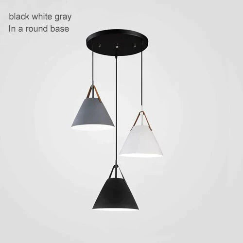 Nordic Restaurant Pendant Lights Led Handlamp Indoor Dinning Room Lamp Home Lighting Single - Three