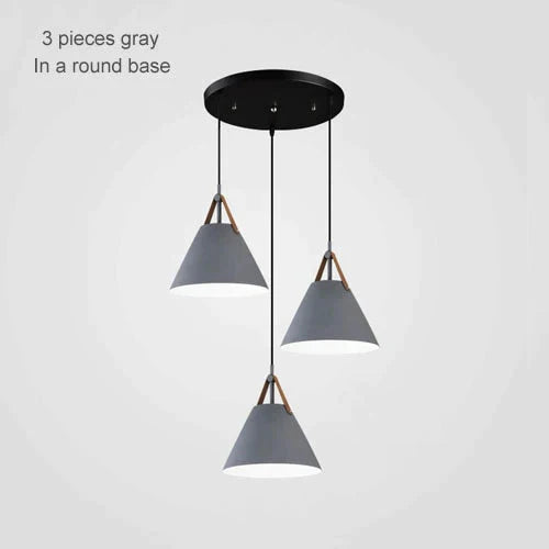 Nordic Restaurant Pendant Lights Led Handlamp Indoor Dinning Room Lamp Home Lighting Single - Three