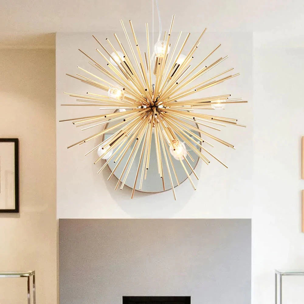 Nordic Pendant Lights Antique Living Room Handing Lamps Gold Artistic Led Lighting Industrial