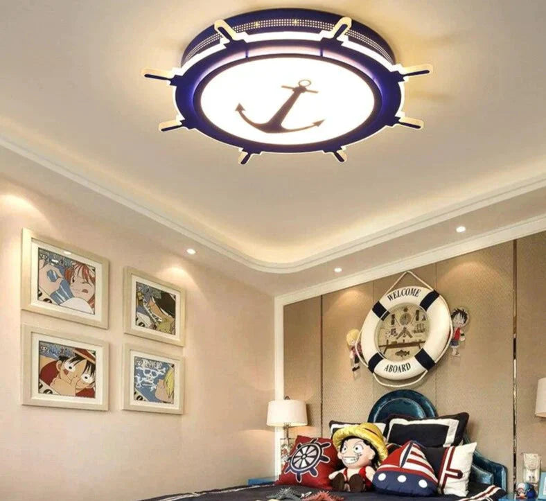 Modern Led Ceiling Chandelier For Bedroom Study Room Children Kids Rom Home Deco White/Pink/Blue