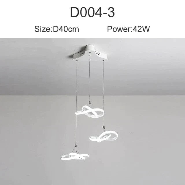 Modern Acrylic Led Pendant Lights Loft Decor For Kitchen Dining Room Ceiling Hanglamp Lustres Para